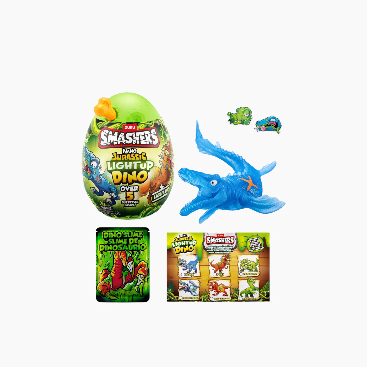 Zuru Smashers Nano Jurassic Light Up Dino Egg - Image 8