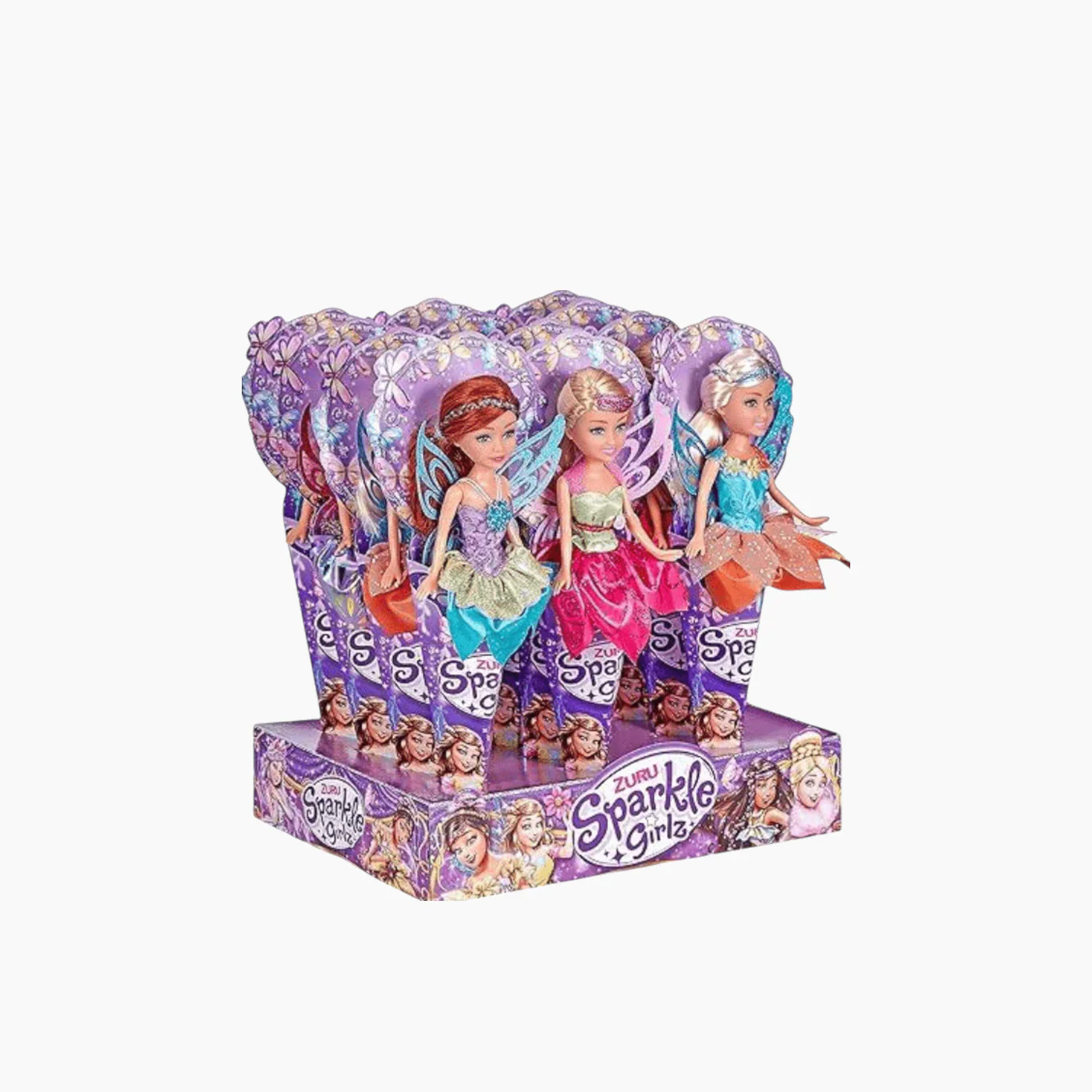 Zuru Sparkle Girlz 10.5" Fairy Doll In A Cone- 12 Pcs - Image 2