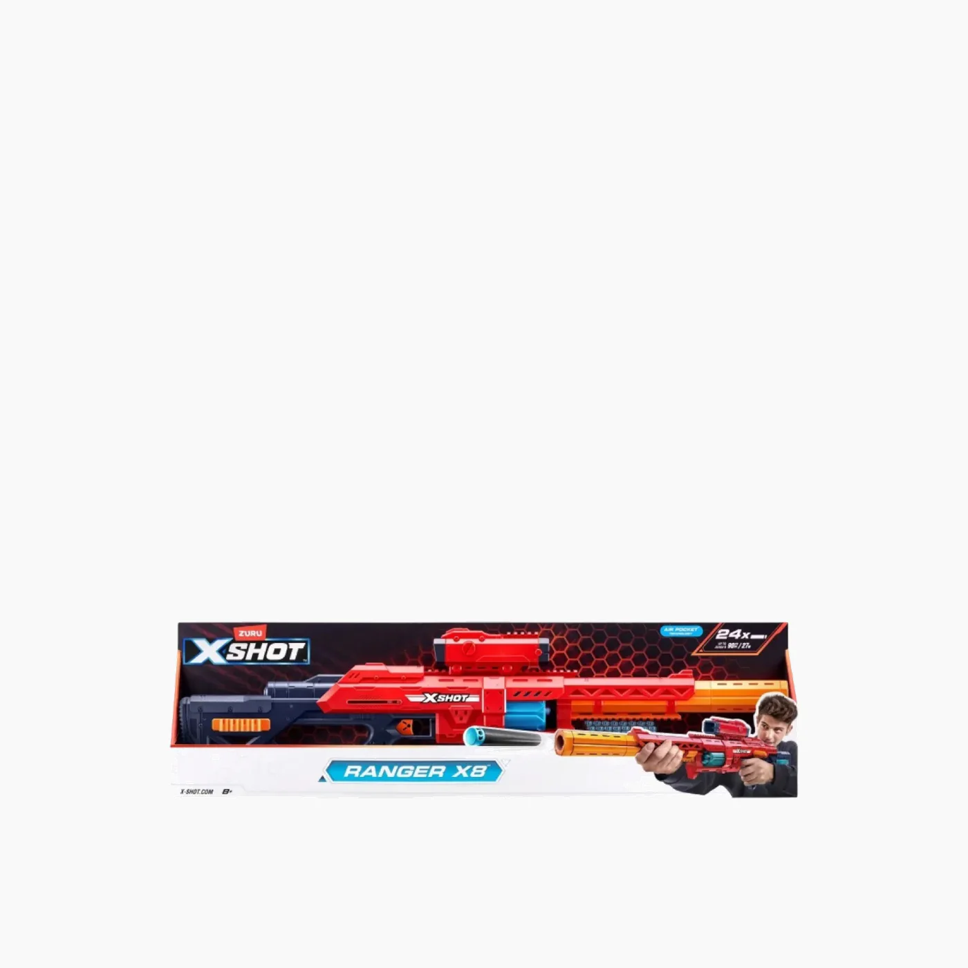 Zuru X-Shot Excel Ranger X8 Blaster - 24 Darts - Image 2