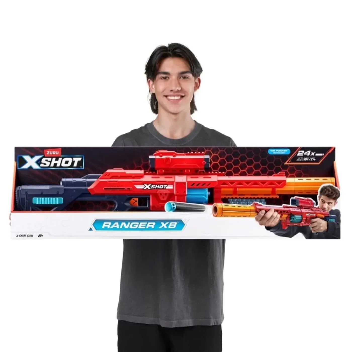 Zuru X-Shot Excel Ranger X8 Blaster - 24 Darts - Image 4