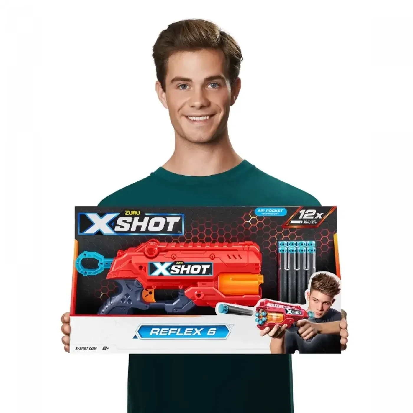 Zuru X-Shot Excel Reflex 6 Blaster Series 1 - 12 Darts - Image 4