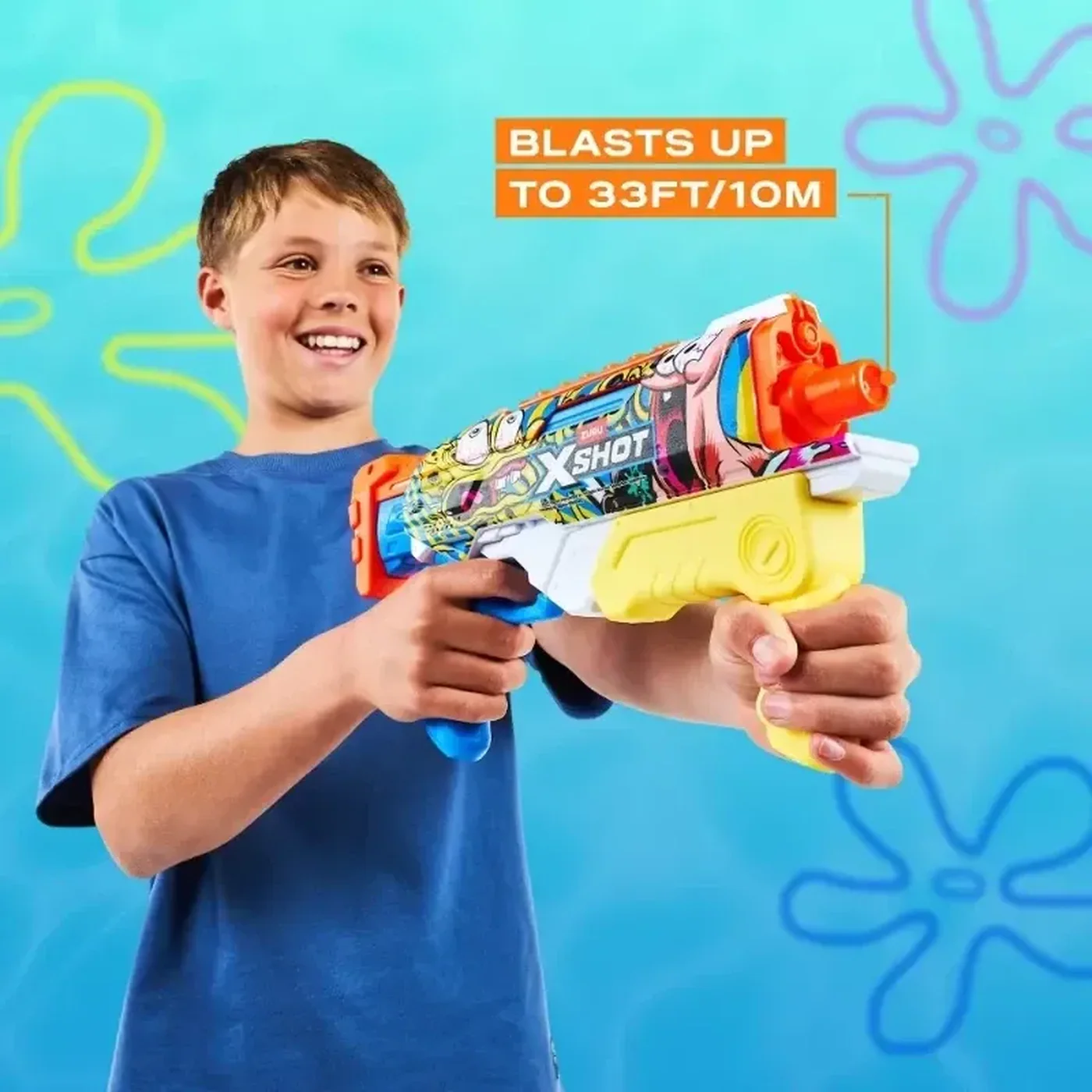 Zuru X-Shot Hyperload Fast Fill Skins- Spongebob Series 1 - Image 7