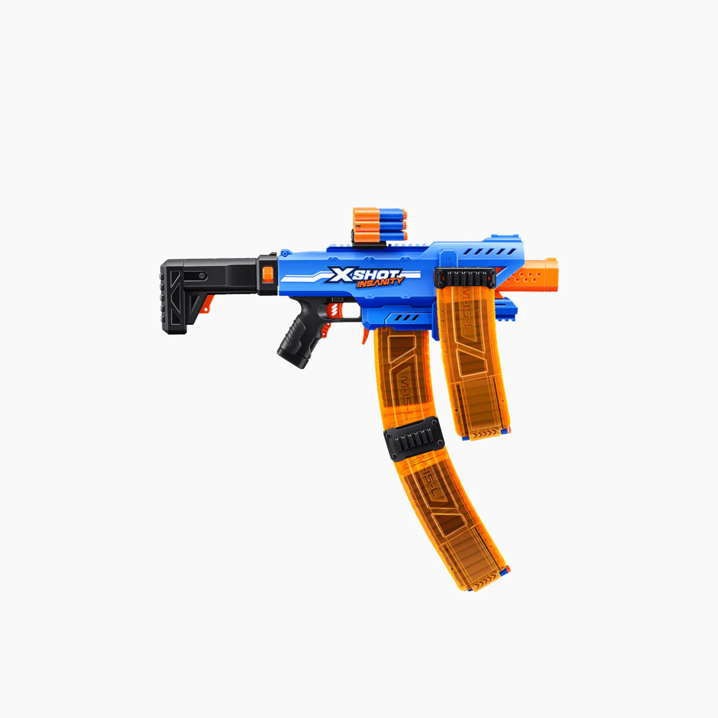 Zuru X-Shot Insanity Motorized Clip Mania Blaster 72 Darts - Image 2