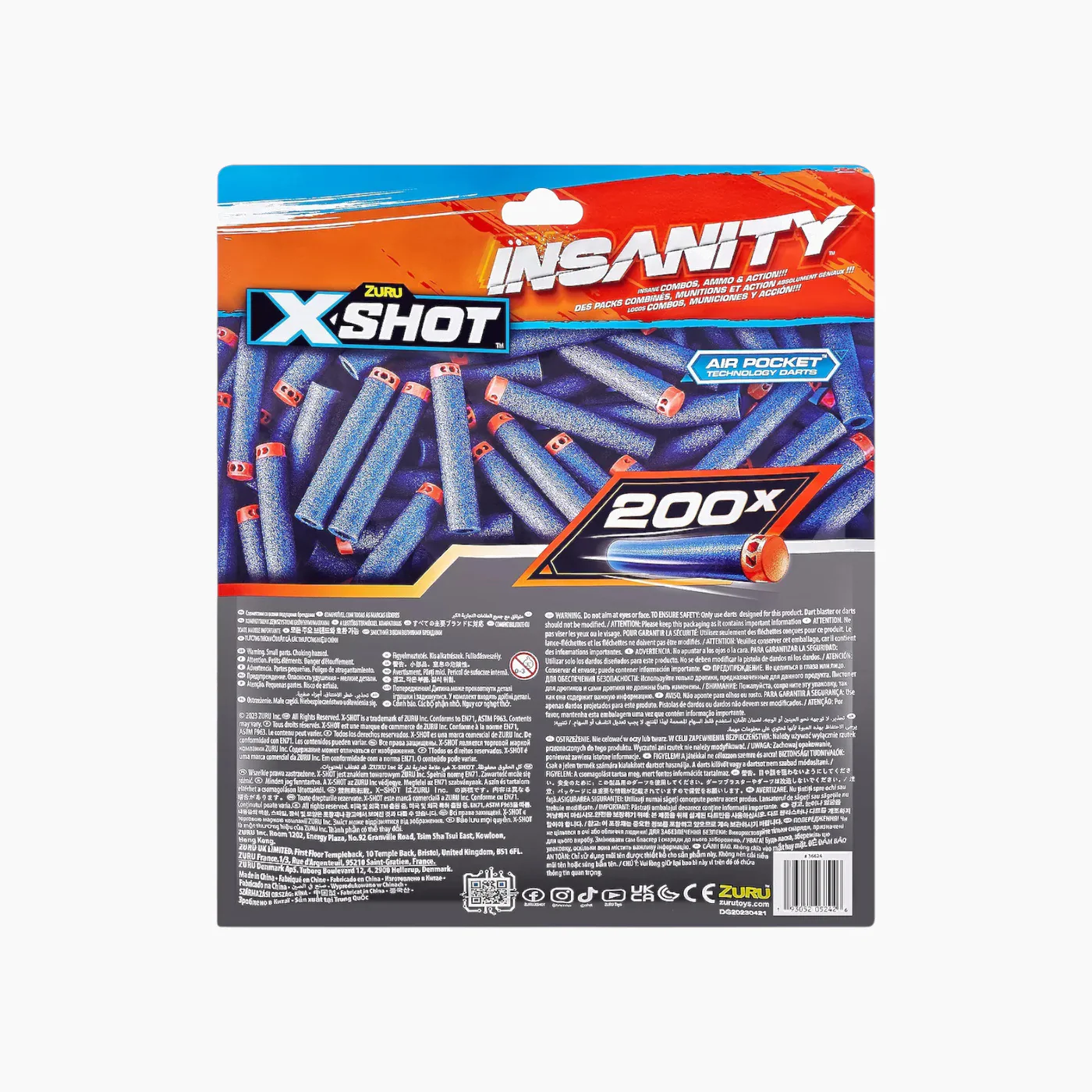 Zuru X-Shot Insanity Refill Darts 200 Darts - Image 4
