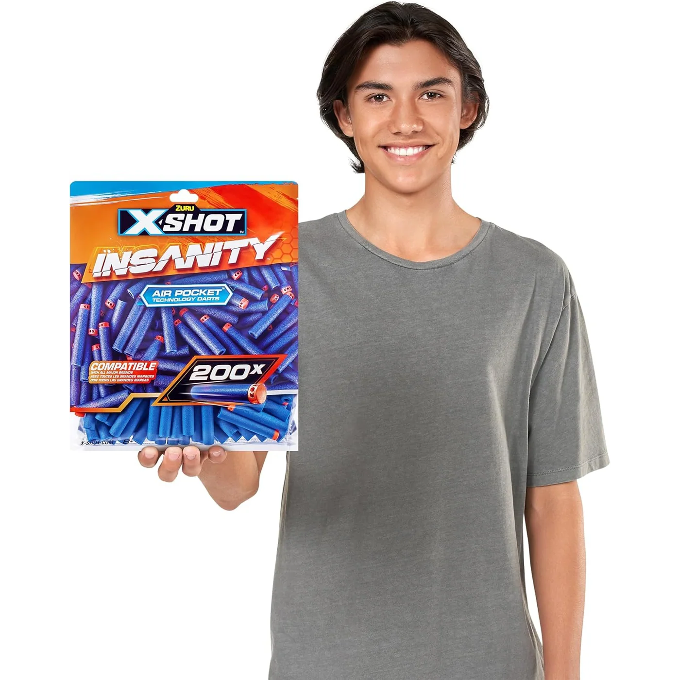 Zuru X-Shot Insanity Refill Darts 200 Darts - Image 6