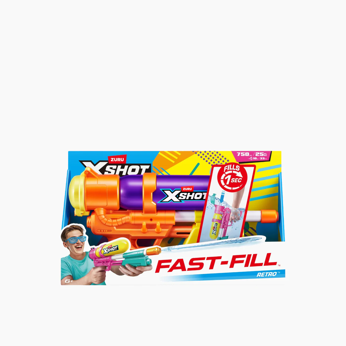 Zuru X-Shot Water Fast Fill 80S Super Splash Water Blaster - Image 3